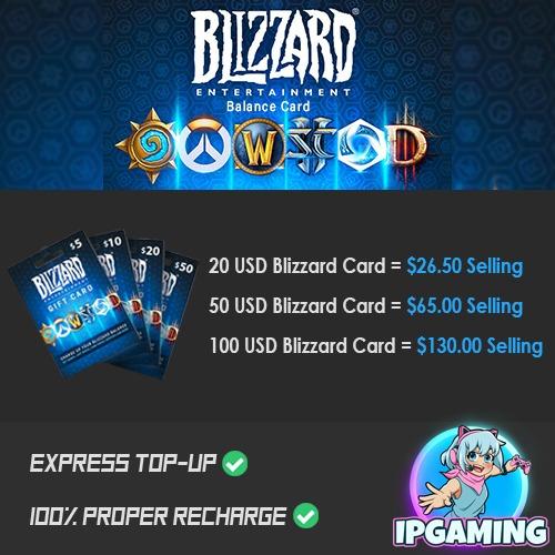 Blizzard GiftCard $50