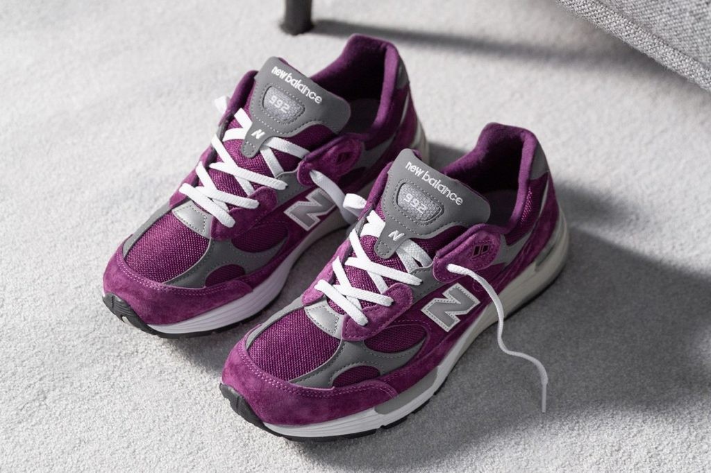 New Balance M992BA Purple/ Maroon/ Grey 