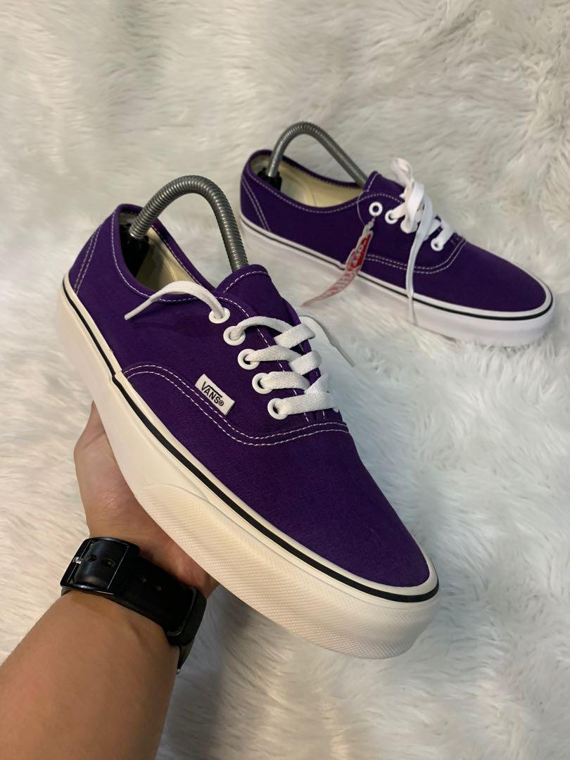 Vans Authentic Violet Men s Fashion Footwear Sneakers on