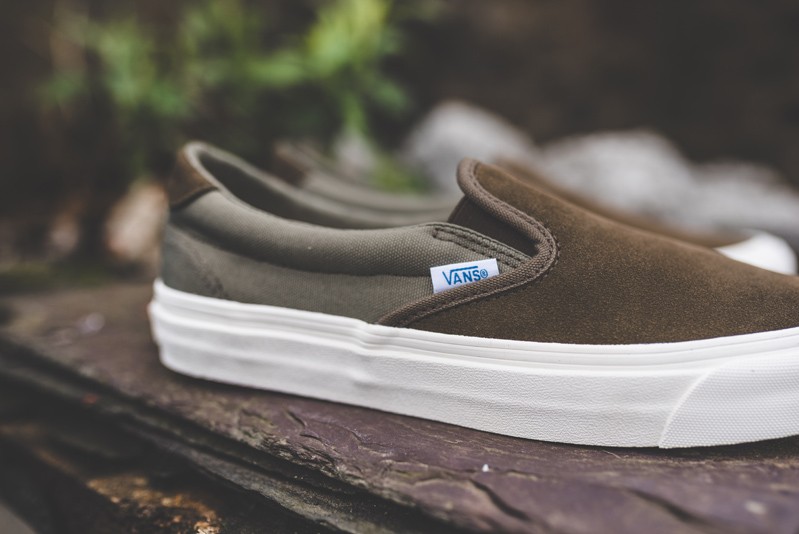 Vans slip on olive outlet