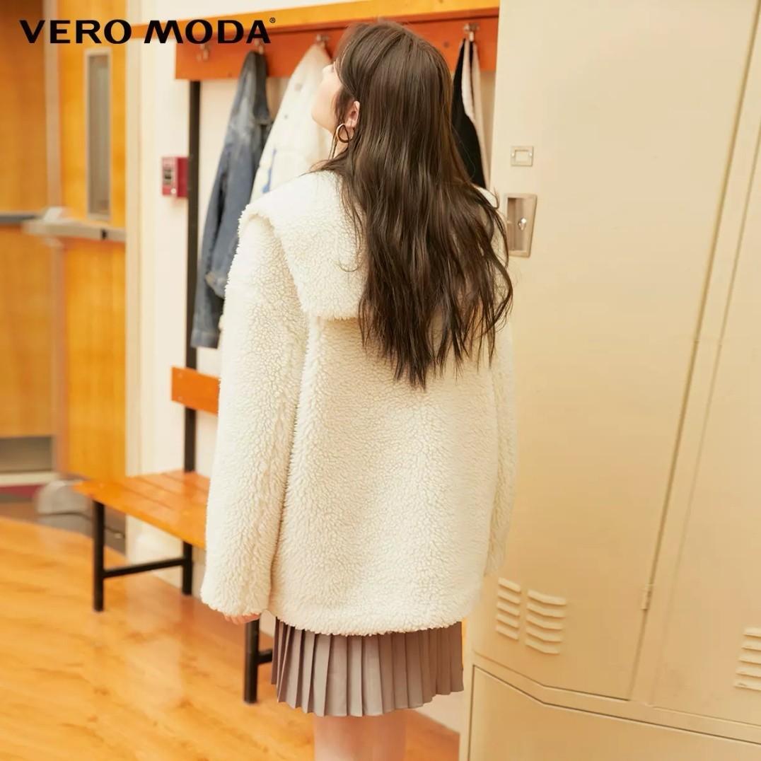 Vero Moda Teddy Bear Coat with Collar Women s Fashion Coats
