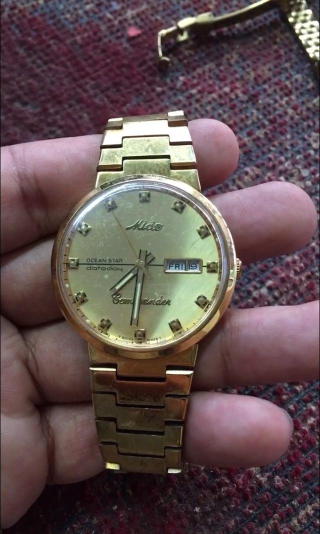 Mido gold clearance