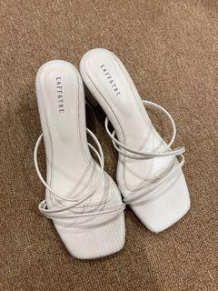 White heels 38