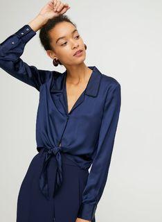 Wilfred | Tie-Front Blouse xxs