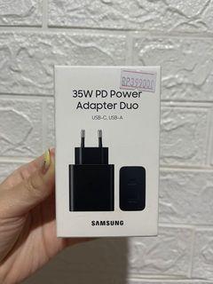 35W PD Power Adapter Duo USB C USB A Samsung Original