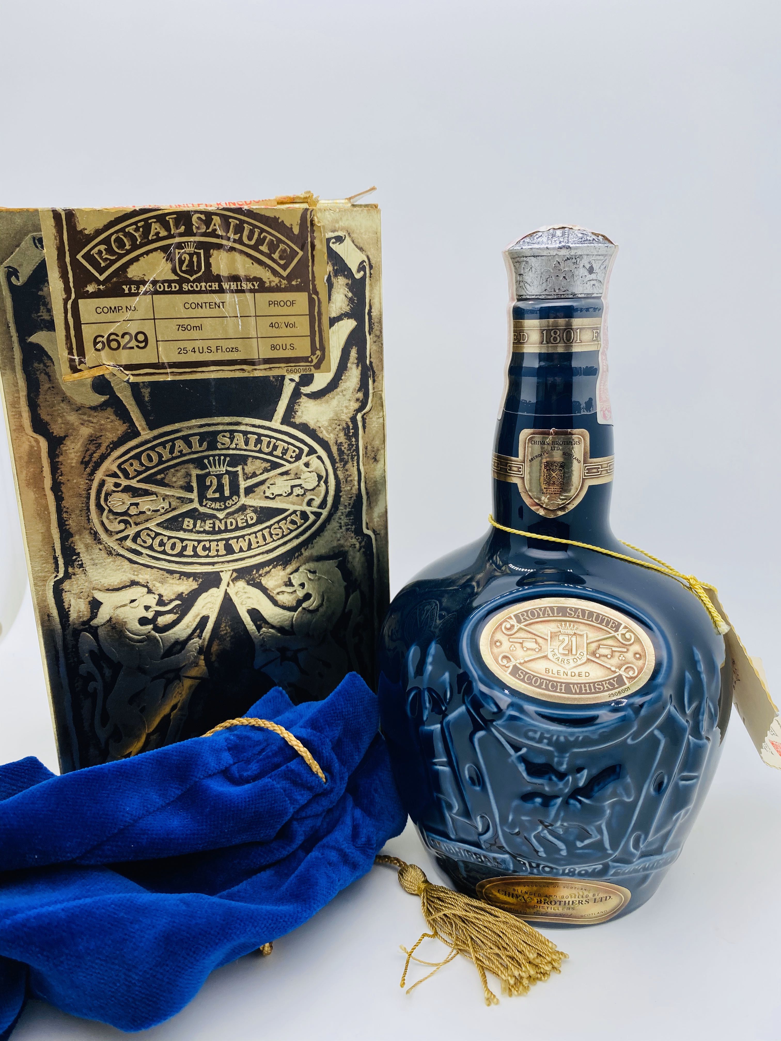 70's Royal Salute 21 Years 700ml 40% 特價皇家禮炮21年蘇格蘭