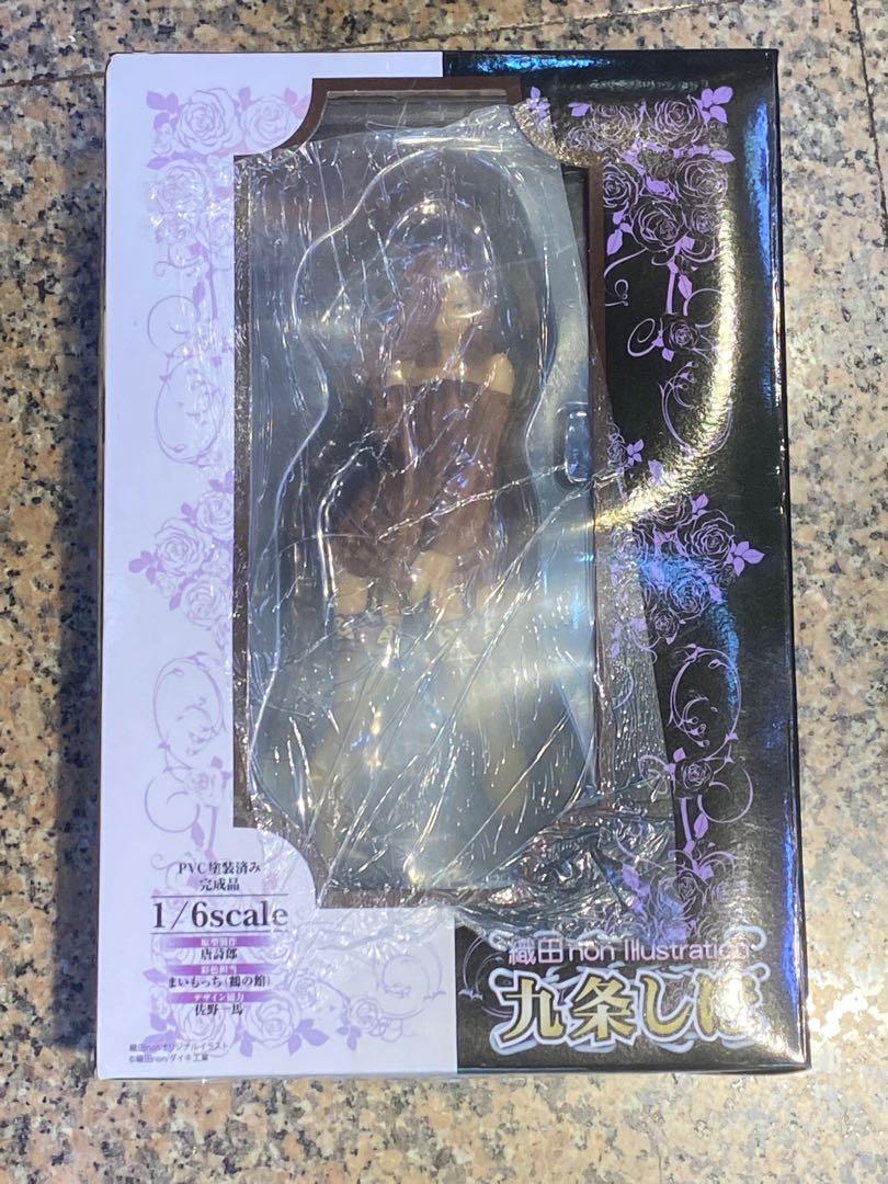 全新稀有1/6 PVC FIGURE 織田NONイラスト人妻九条しほ褐色VER. 黃髪可 
