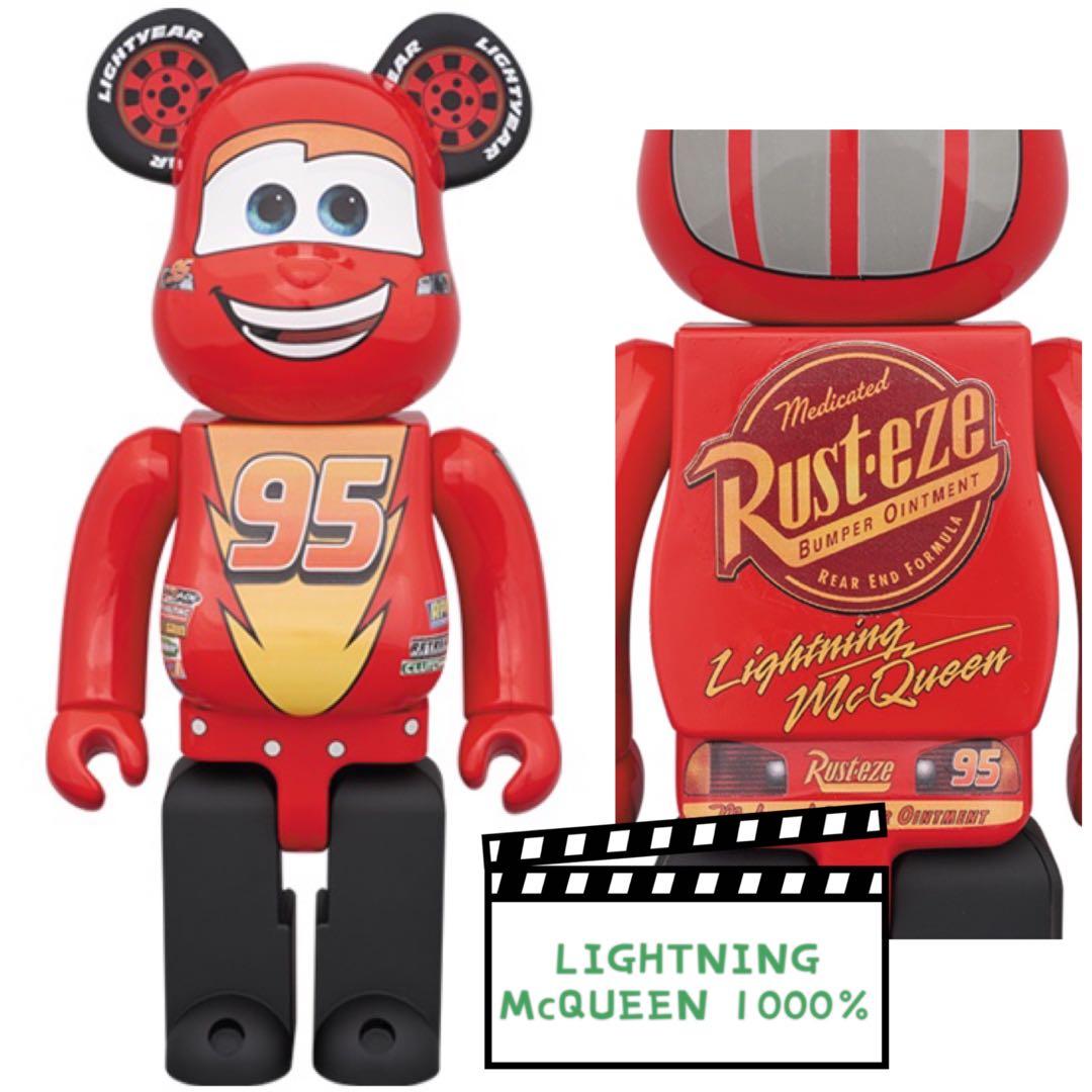 新作登場格安新品 BE@RBRICK LIGHTNING McQUEEN 1000％ MEDICOM TOY ベアブリック kaws カウズ BASQUIAT BANKSY CARS ライトニング・マックィーン キューブリック、ベアブリック