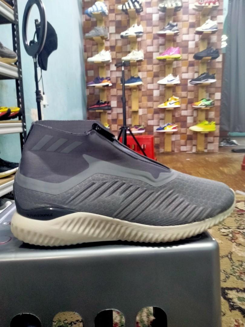 Adidas Alphabounce Mid Grey Men s Fashion Footwear Sneakers on