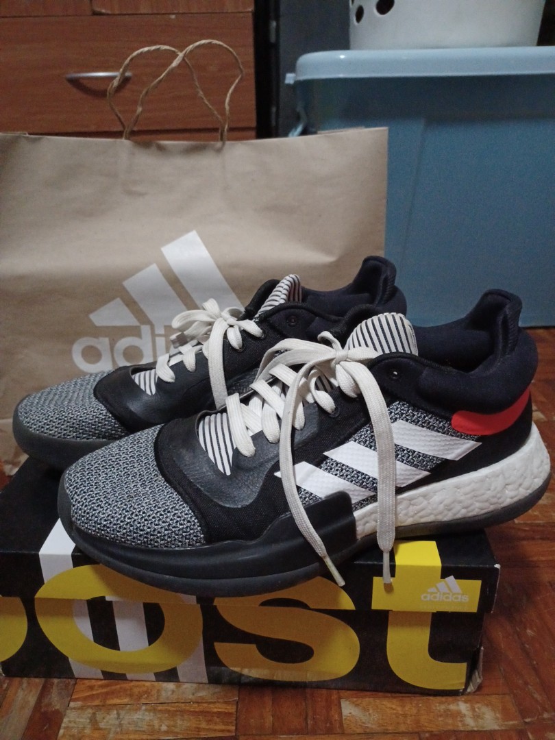Adidas Marquee Boost Low 10.5 Used 9 10 Men s Fashion Footwear Sneakers on Carousell