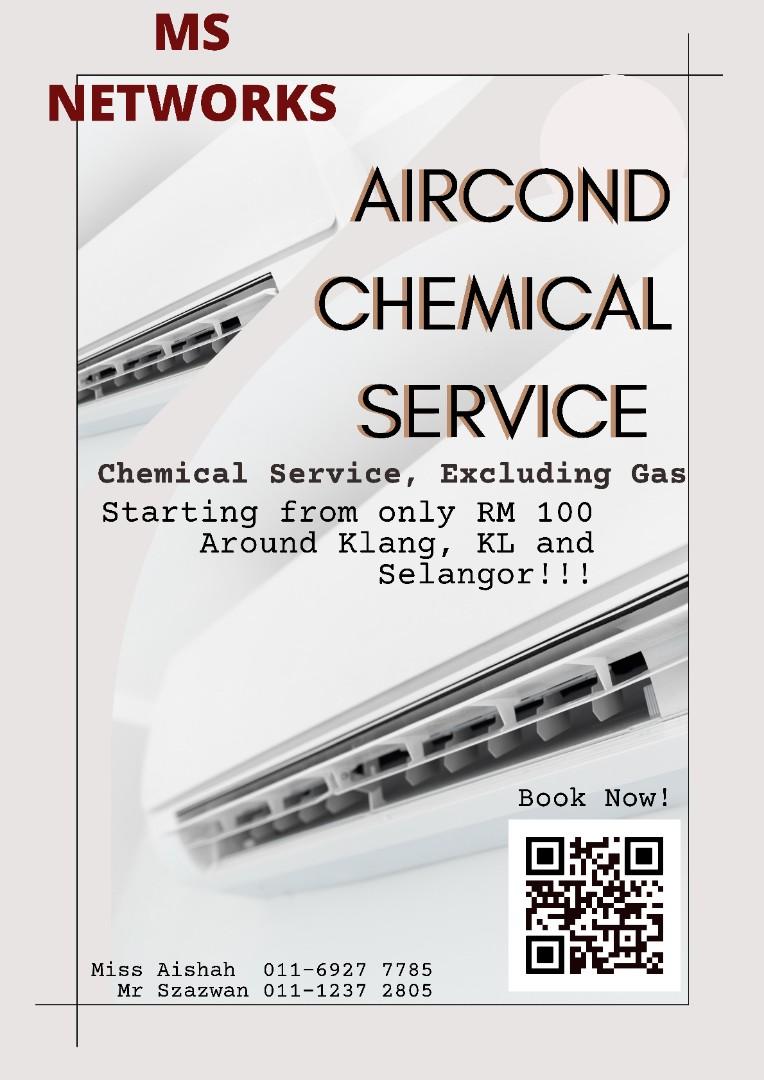 Aircond Chemical Service Services Home Services Aircon Services On Carousell