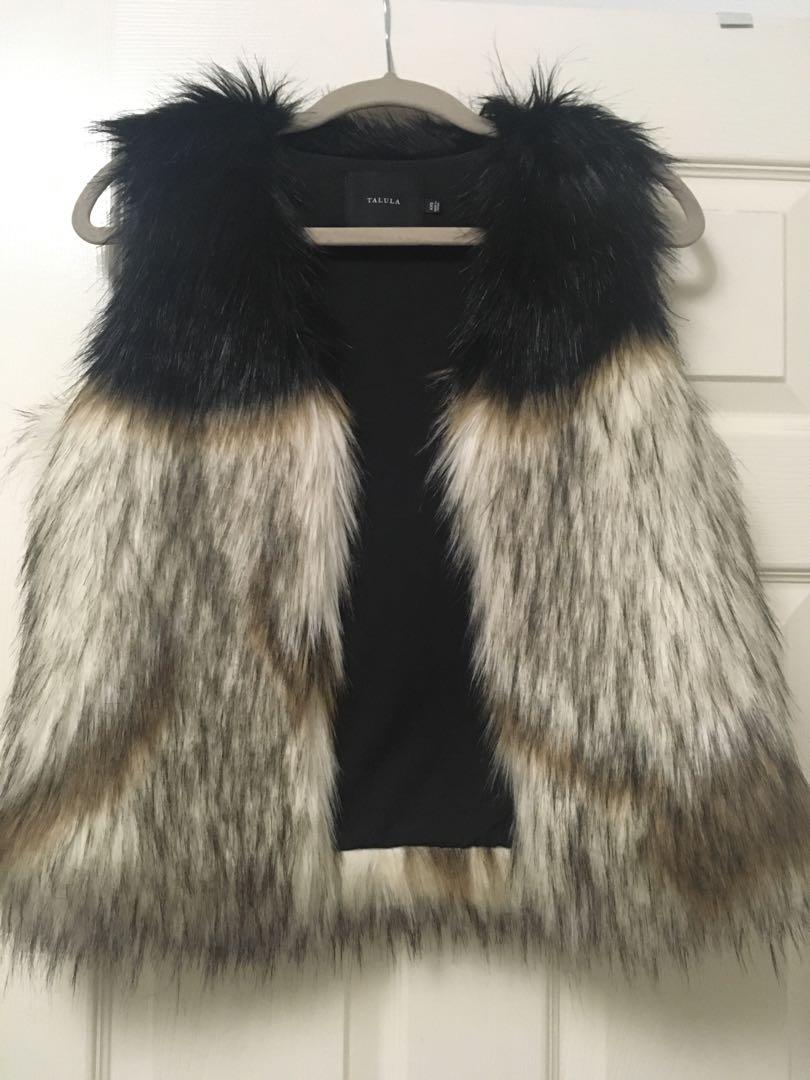 Aritzia discount fur vest
