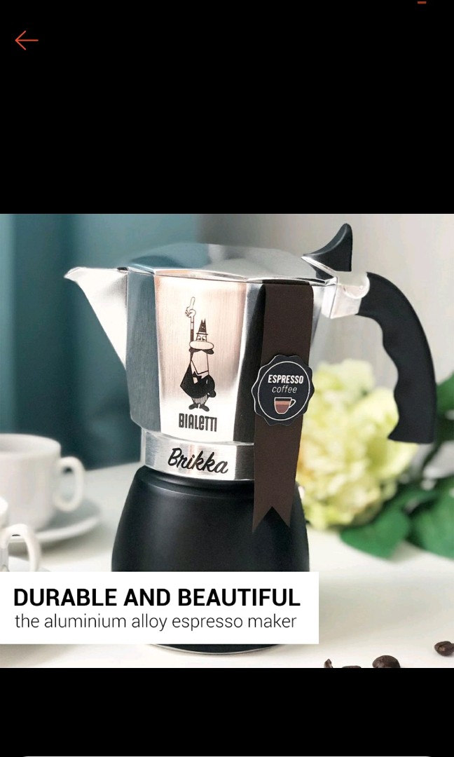 Bialetti Brikka Coffee Pot Espresso 