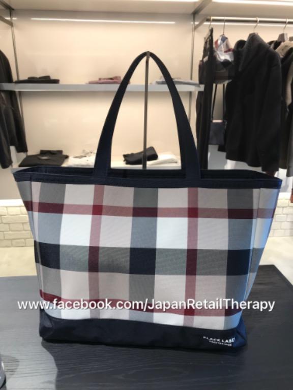 Black Label Crestbridge Check Tote Bag