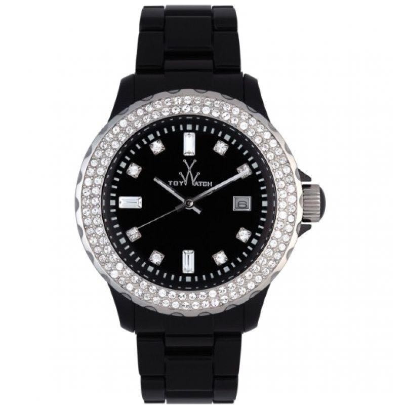 BNWT Swarovski TOYWATCH Black Plasteramic Watch with Date PCLS21BK PCS21BK