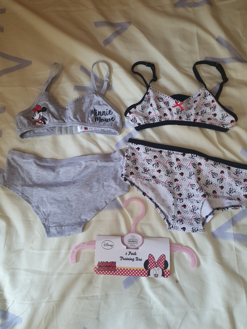 Brand new bra and panties 2 sets for girl (9 to 10 years old