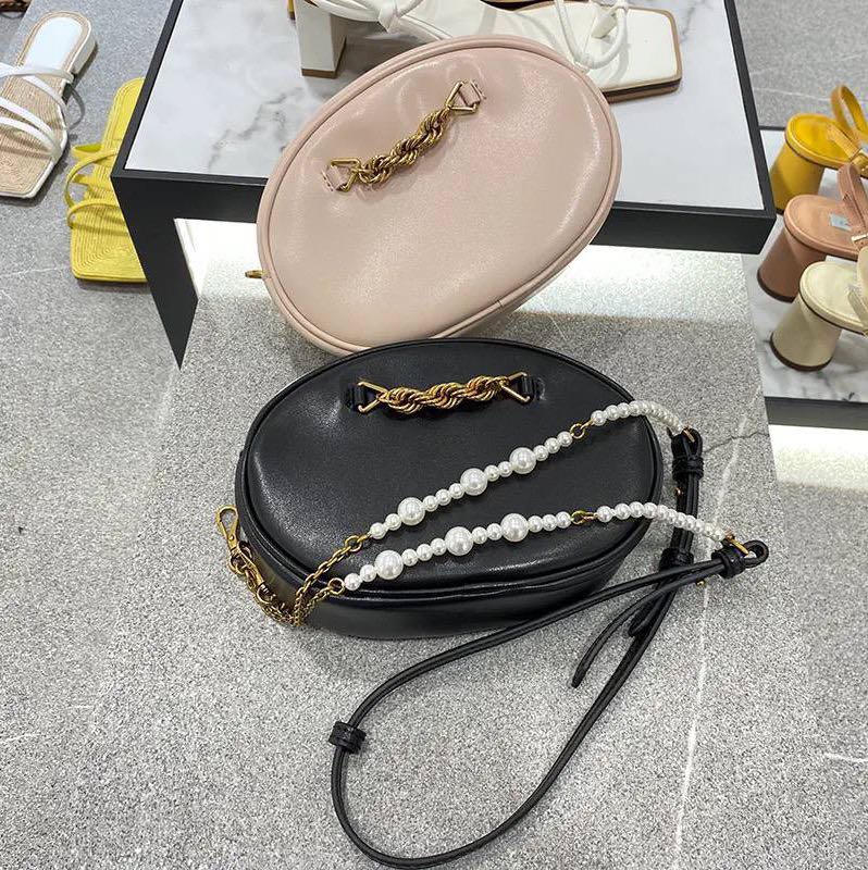 Charles Keith Chain Embellished Oval Crossbody Bag, Women's Charles Keith Chain Embellished Oval Crossbody Bag, Women's