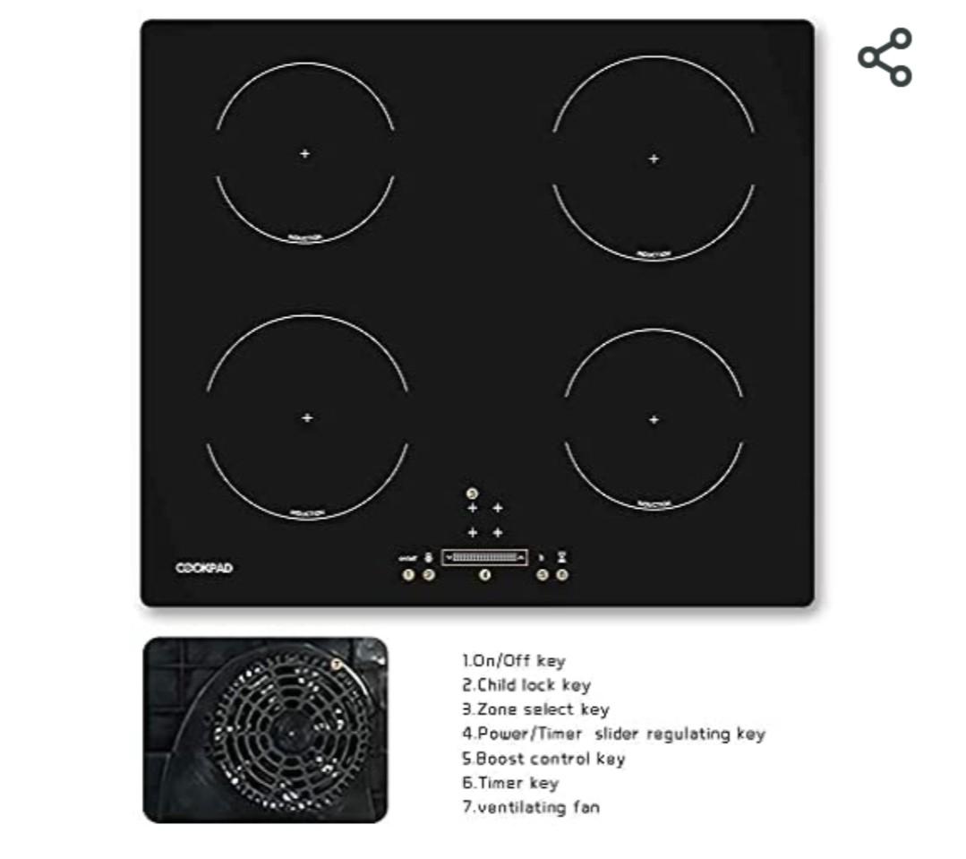 induction electric hob