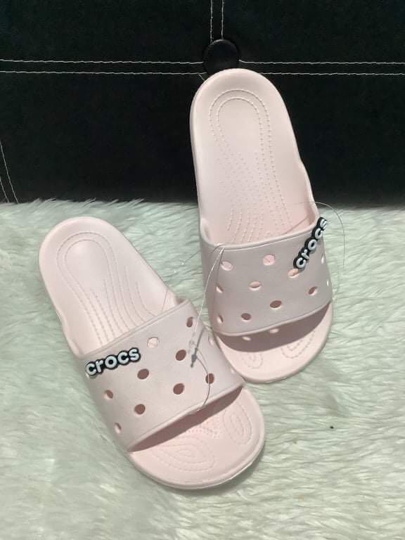 croc slides womens