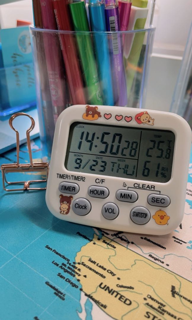 Desk Clock - clock, timer, stopwatch, and calendar all in one ...