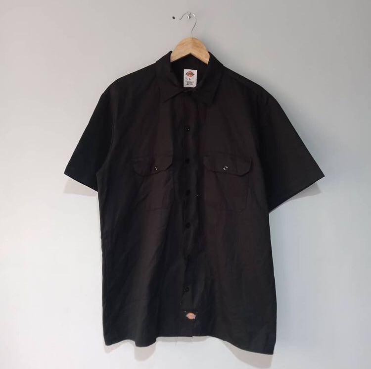 Dickies black hotsell polo shirt