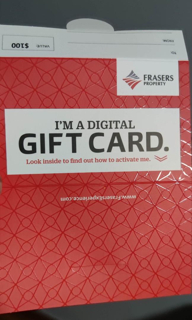 Digital Gift Card Frasers, Tickets & Vouchers, Vouchers on Carousell