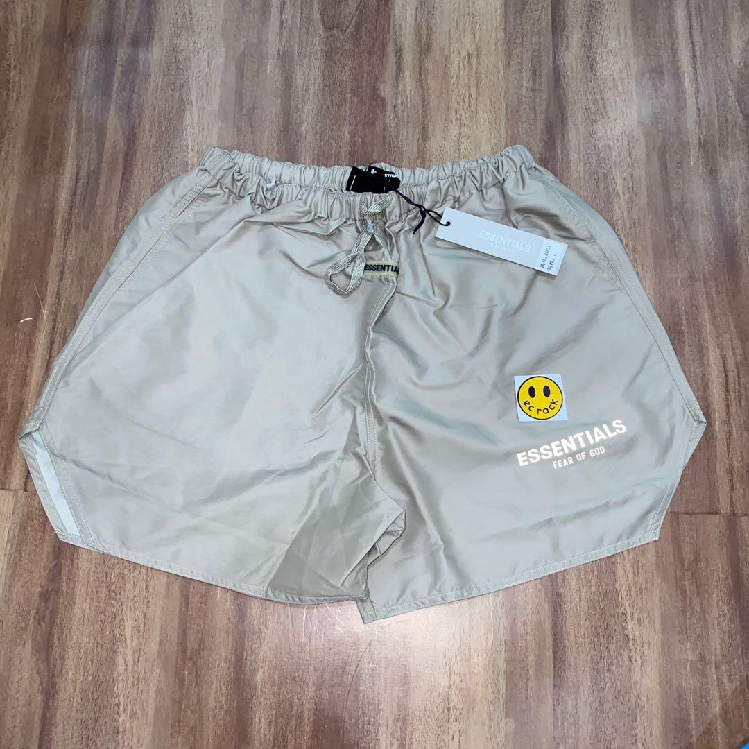 ESSENTIALS FEAR OF GOD NYLON REFLECTIVE SHORTS (Category: Shorts) located in Subic. Submitted by ec_rack (Listing ID 1115388417, Image 2). Description: ☑️ available for pre order only ☑️ ETA 10-14 days ☑️ Sizes: S M L XL ☑️ premium quality ₱1,200 plus shipping fee. Message us to inquire/purchase 🙌🏻.