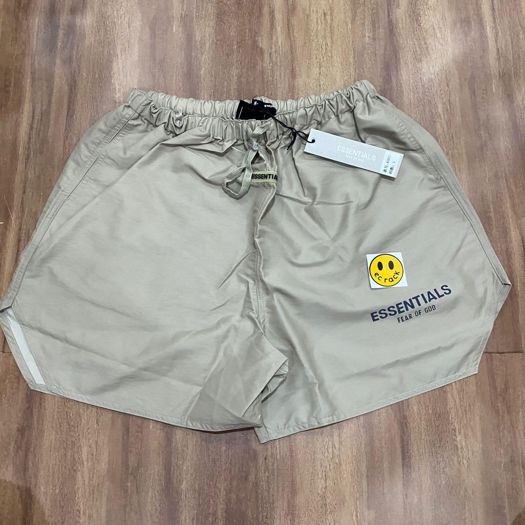 ESSENTIALS FEAR OF GOD NYLON REFLECTIVE SHORTS (Category: Shorts) located in Subic. Submitted by ec_rack (Listing ID 1115388417, Image 1). Description: ☑️ available for pre order only ☑️ ETA 10-14 days ☑️ Sizes: S M L XL ☑️ premium quality ₱1,200 plus shipping fee. Message us to inquire/purchase 🙌🏻.
