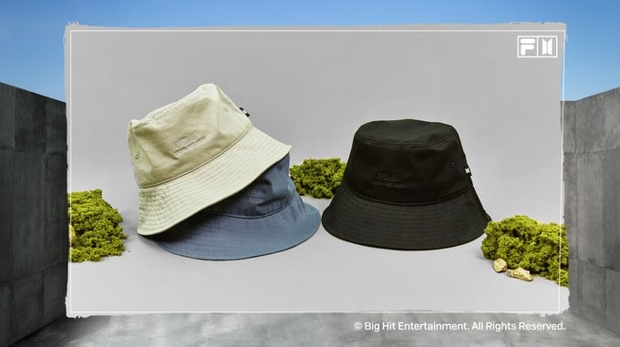 FILA x ON BTS Black Bucket Hat, Women's 