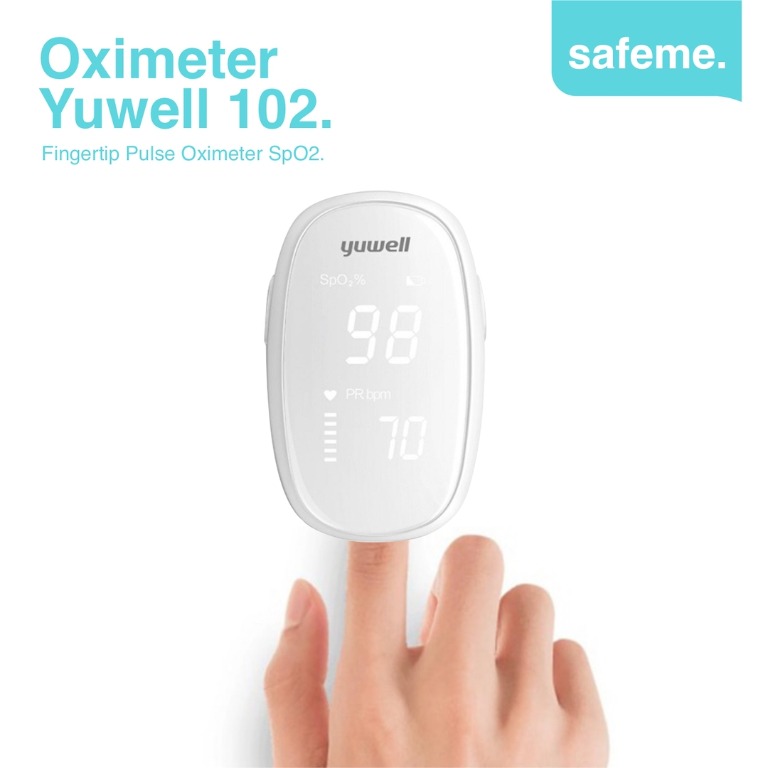 Fingertip Pulse Oximeter Yuwell YX102 Alat Pengukur Saturasi Oksigen