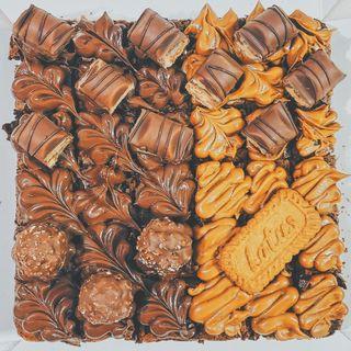 Fudgy Biscoff Brownies