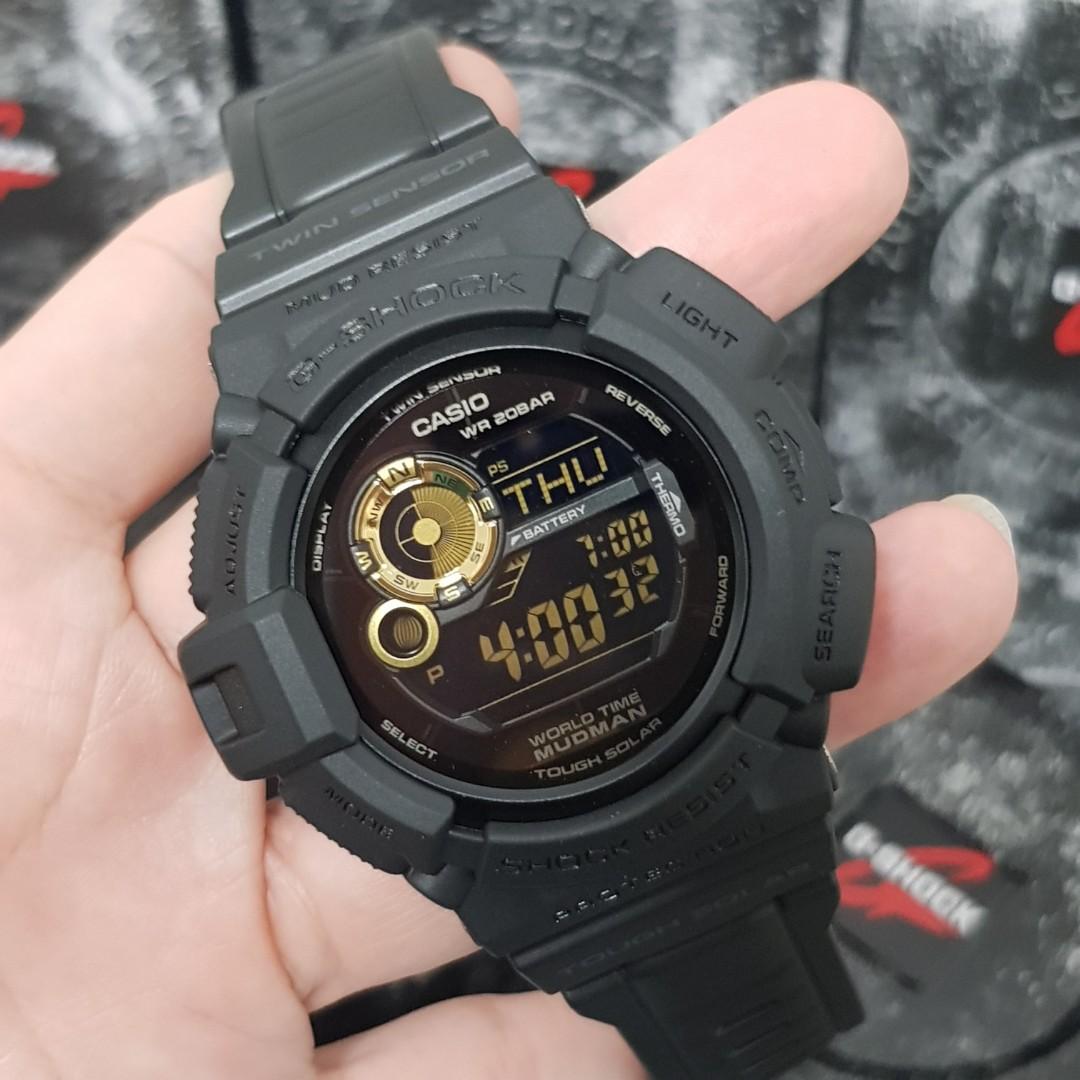 G Shock solar power Mudman gold eye G9300GB g 9300gb 1 original