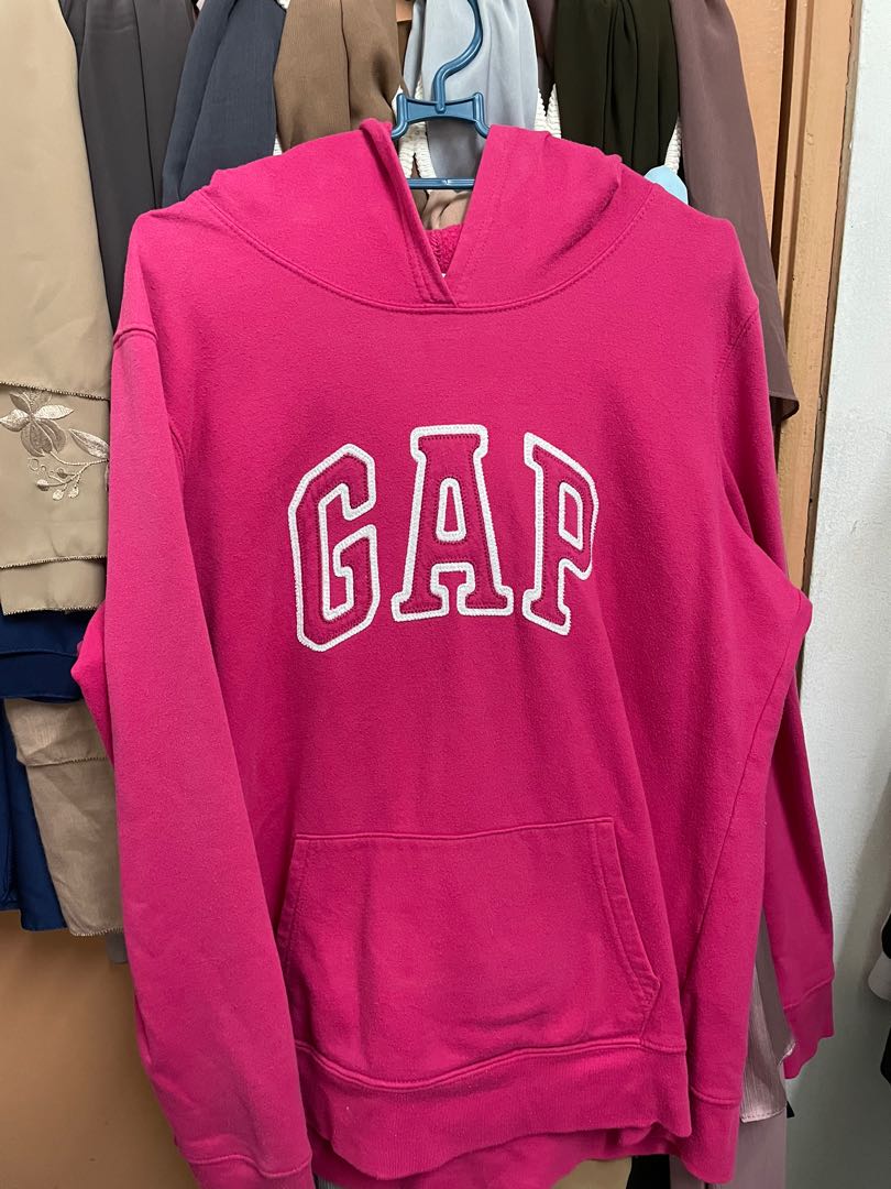 Gap Hoodie Hot Pink Women s Fashion Tops Other Tops on