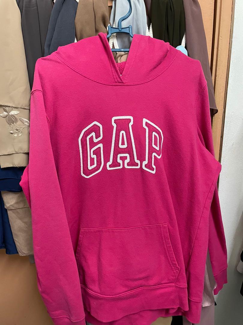 Hot pink gap hoodie shop