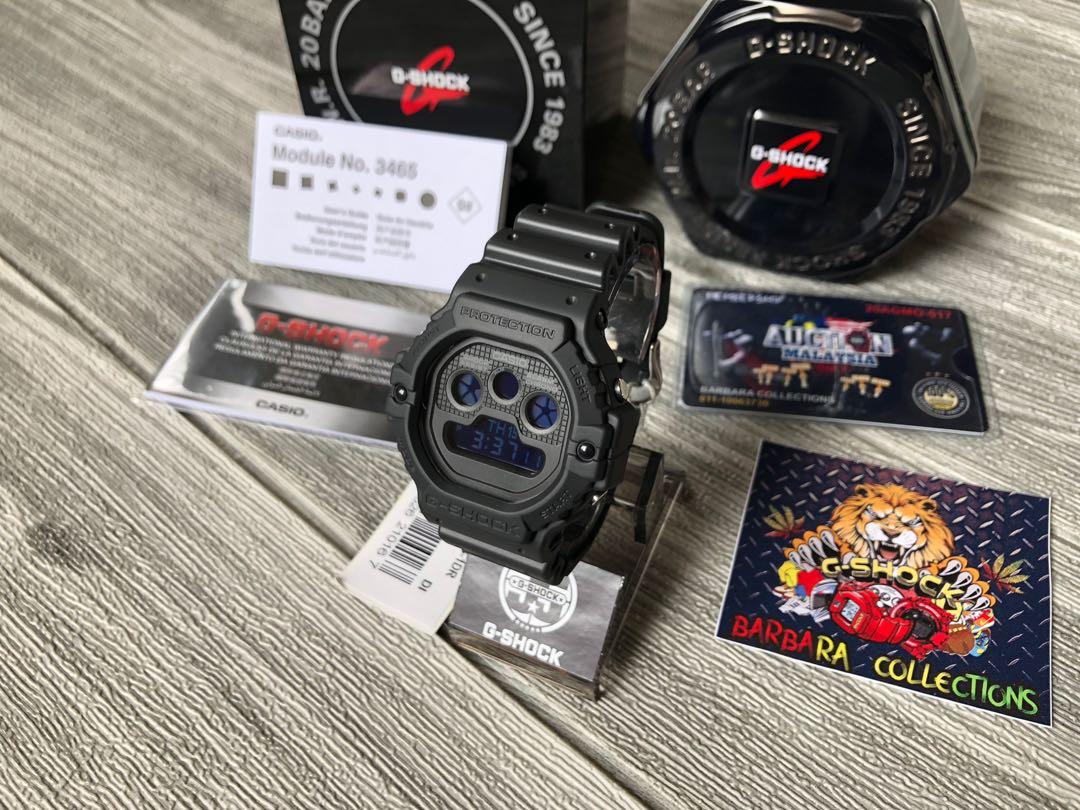 Gshock Dw5900 BB1 tapak kucing blackout Men s Fashion Watches