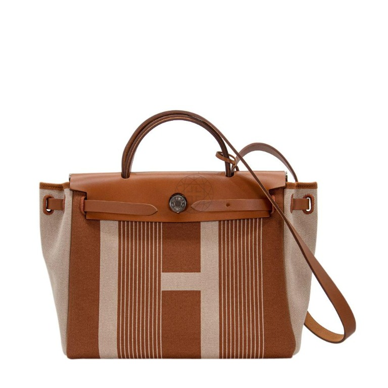 HERMES Herbag Zip 31 Fauve Vache Hunter/ Toilet H Vibration *New - Timeless  Luxuries