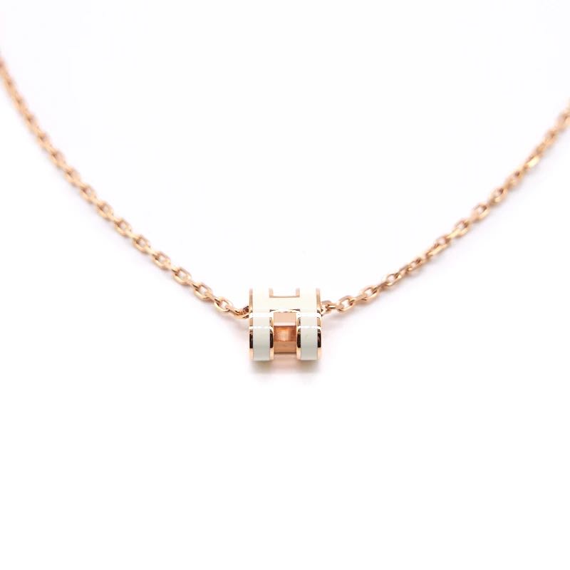 Hermes mini pop h necklace
