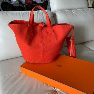 Authentic Hermès Sellier Paris Canvas Bag, Everything Else on Carousell