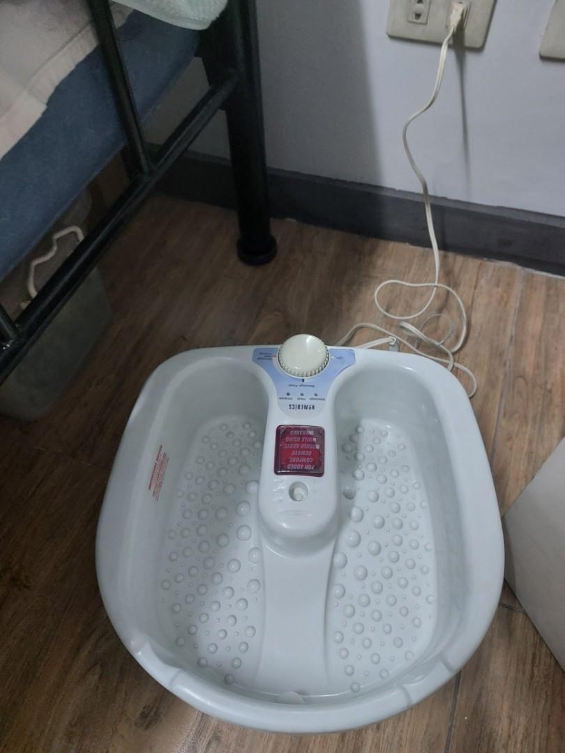 Home water foot spa massager (Category: Massage Devices) located in Manila. Submitted by brightowl_c6c0b7 (Listing ID 1115311455, Image 3). Description: in great condition!! has 2 settings 1 - massage and heat 2 - massage, heat, infrared (honestly, not sure what the infrared does) great for home spa!!.