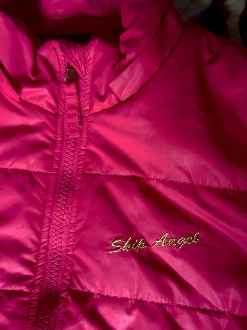 Hot pink windbreaker jacket store