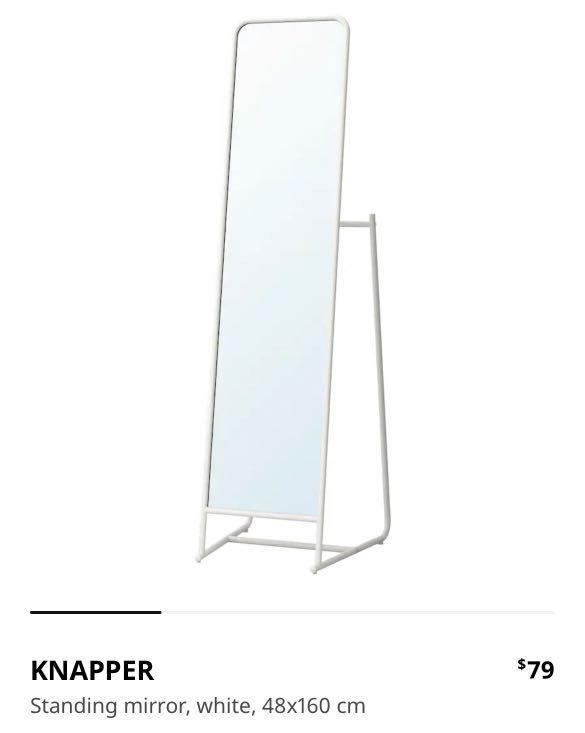Ikea Standing Mirror, Furniture & Home Living, Furniture, Other Home