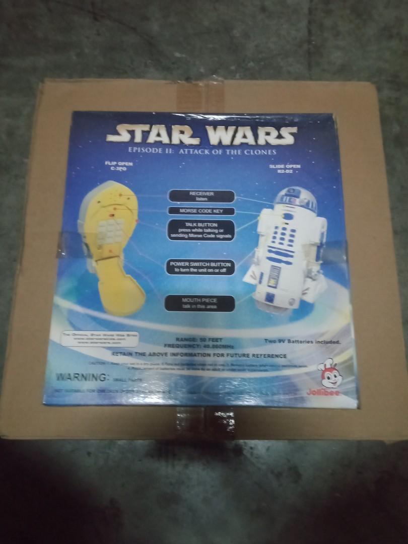 Jollibee star wars (Category: Vintage Collectibles) located in Pasig City. Submitted by astigas29 (Listing ID 1115434319, Image 2). Description: Jollibee star wars walkie talkie.2001 rare edition..