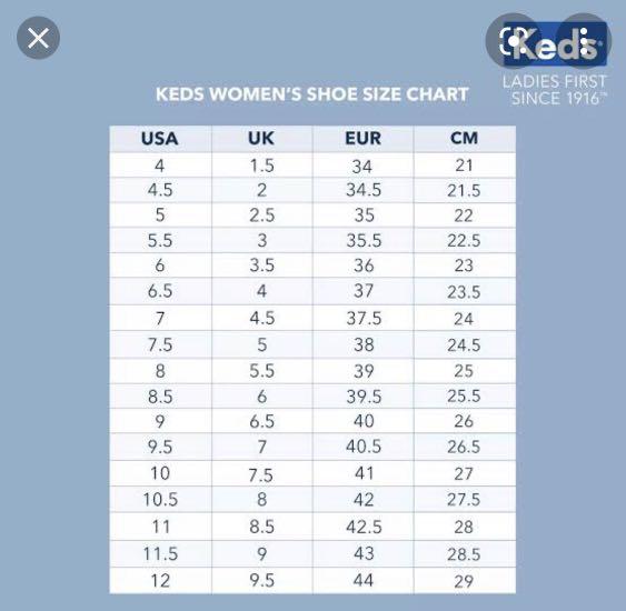 Keds sizing discount