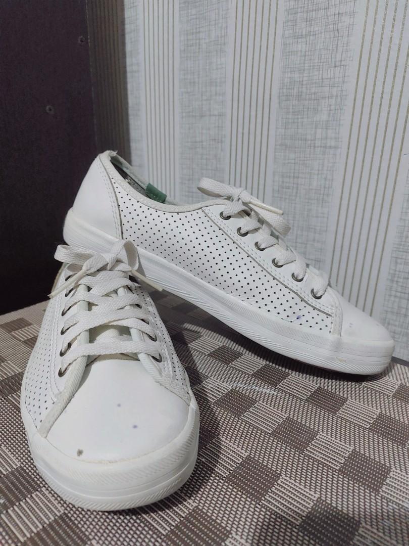 Keds kickstart perforated leather sneakers hot sale