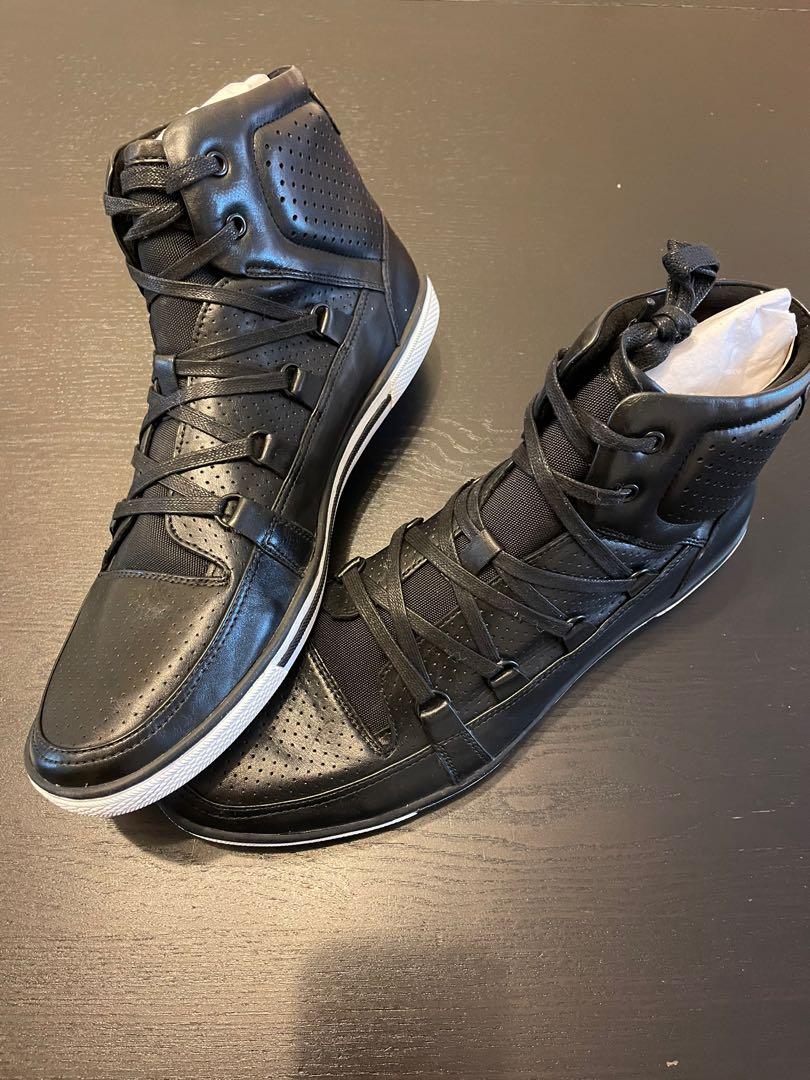 New York Hi-Top Leather Sneakers Shoes 