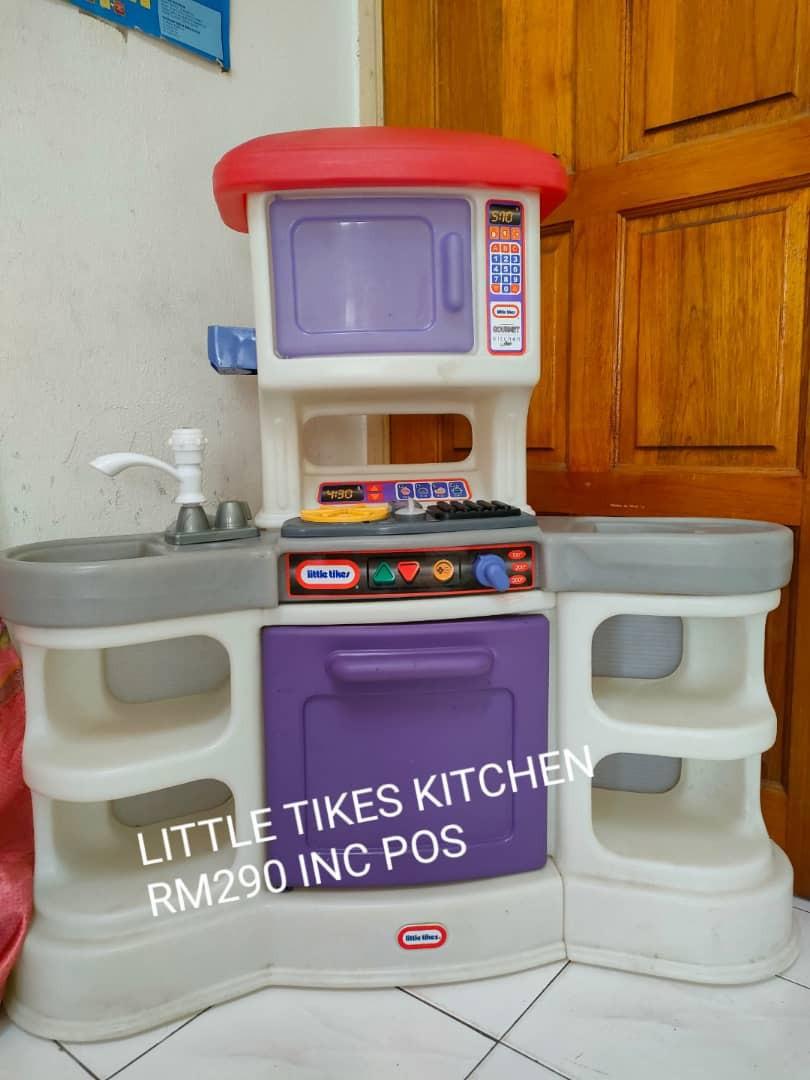 Little tikes red and white kitchen store