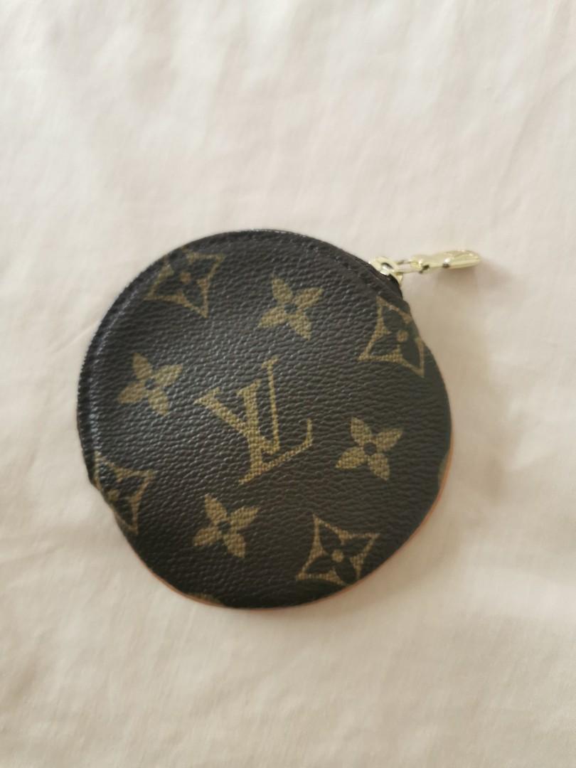 Louis Vuitton Monogram Round Coin Purse M61926 Brown Cloth ref.1012621 -  Joli Closet