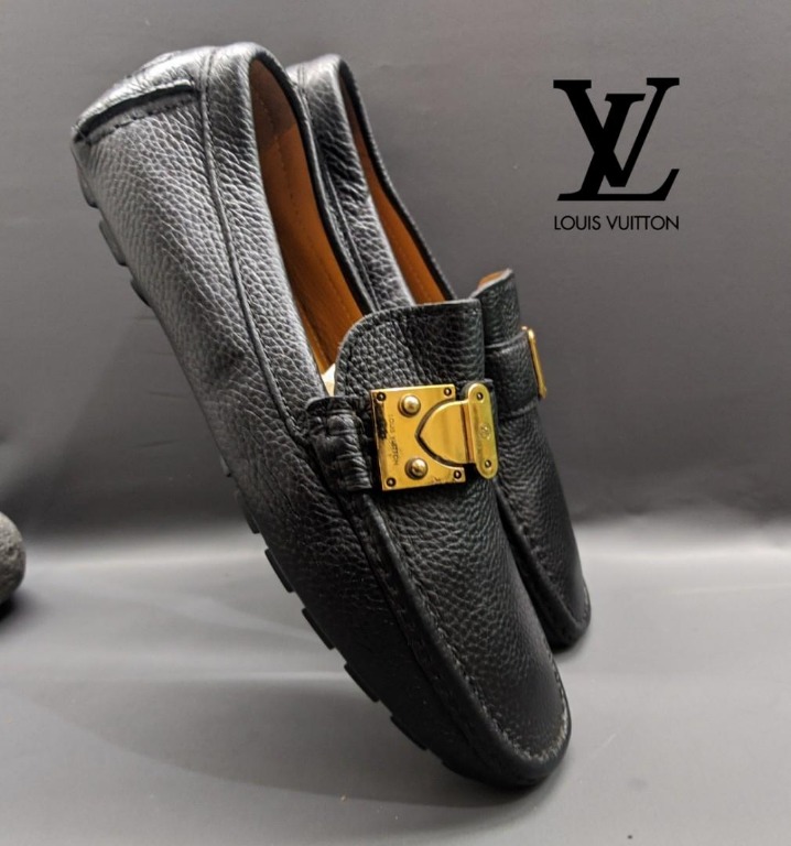 LV racer mocassin shoes, Fesyen Pria, Sepatu , Sepatu Formal di