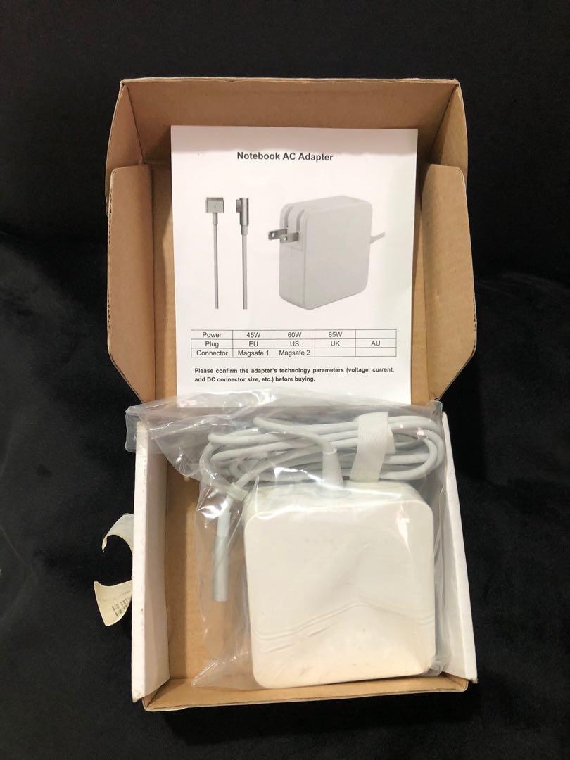 Mac Book Charger Replacement AC Adapter (Category: Chargers) located in Marikina City. Submitted by bugzybunny (Listing ID 1115388872, Image 1). Description: Mac Book Charger Replacement AC Adapter for 2012 model •New; Never been used; Unwanted gift; Please check attached photos For inquiries: PM or SMS - 0906 5976001 0917 5483499 •Note: Selling price does not include delivery fee. •Preferred Courier: Abest/J&T/LBC •Mode of Payment: I prefer Onli