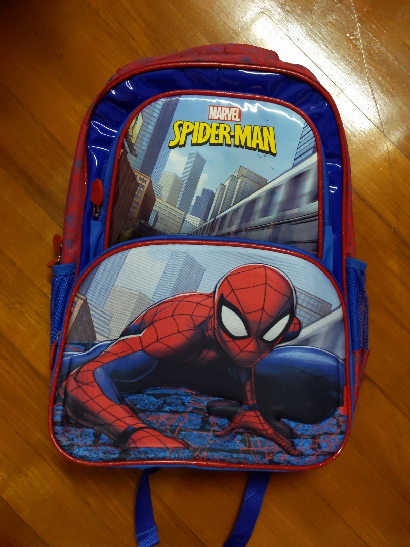 Buy DISNEY Assorted Boys Spiderman Web Slinging School Bag with Wheels |  Shoppers Stop